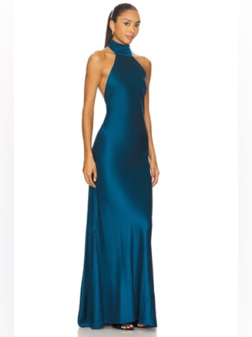 House of Harlow 1960  x REVOLVE Astra Gown in Teal - Picture 2 of 11